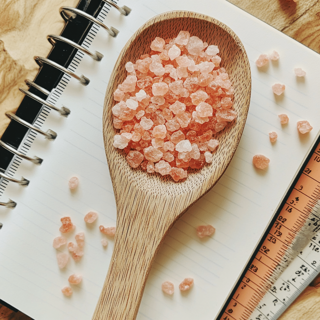 mohamedbounjouaai A macro shot of a wooden spoon with coarse 7bd75c54 68ce 4786 9d98 2d0de385d591 0
