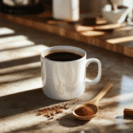 2 Ingredient Coffee Loophole Recipe with black coffee and cinnamon