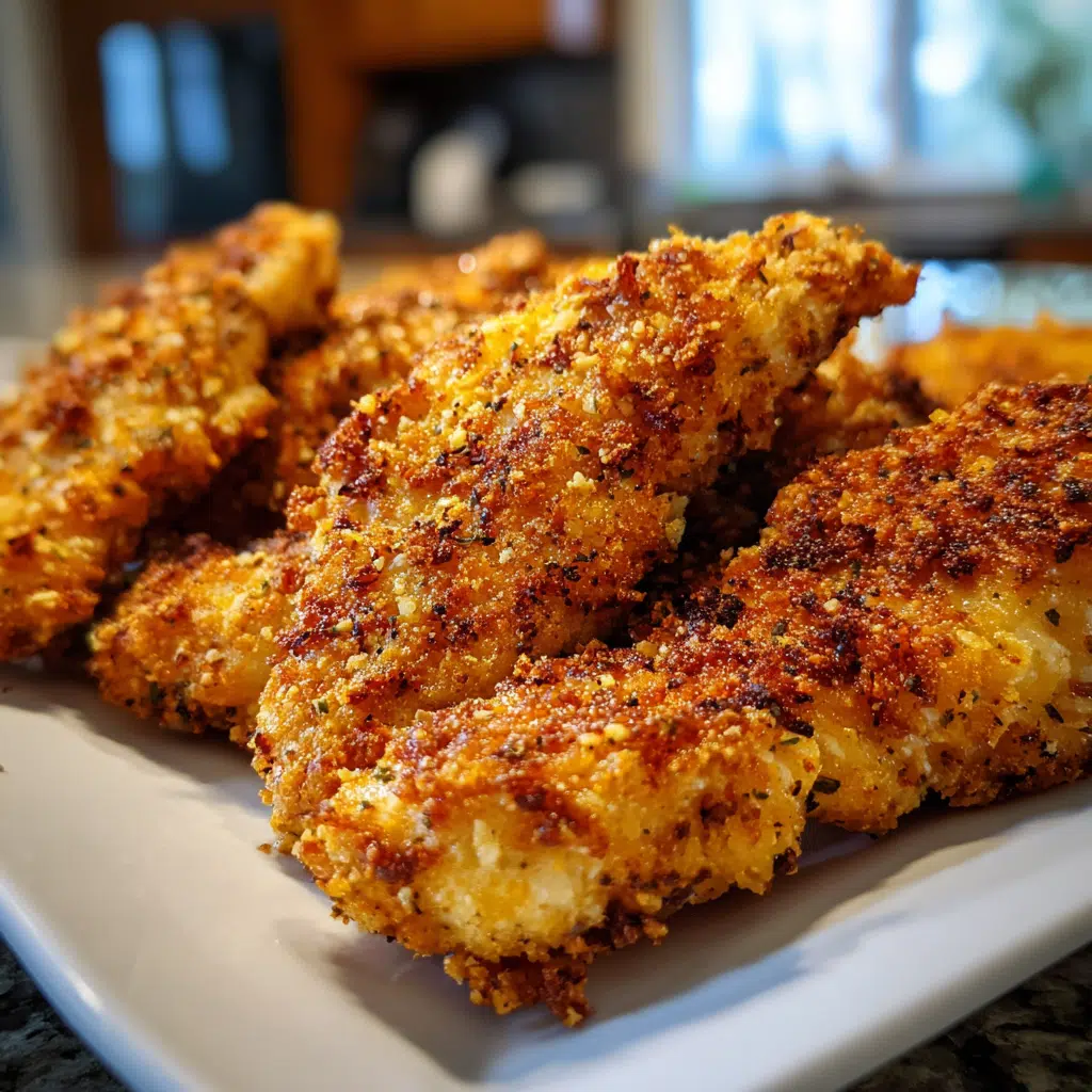 Air Fryer Ranch Chicken crispy and golden close-up
