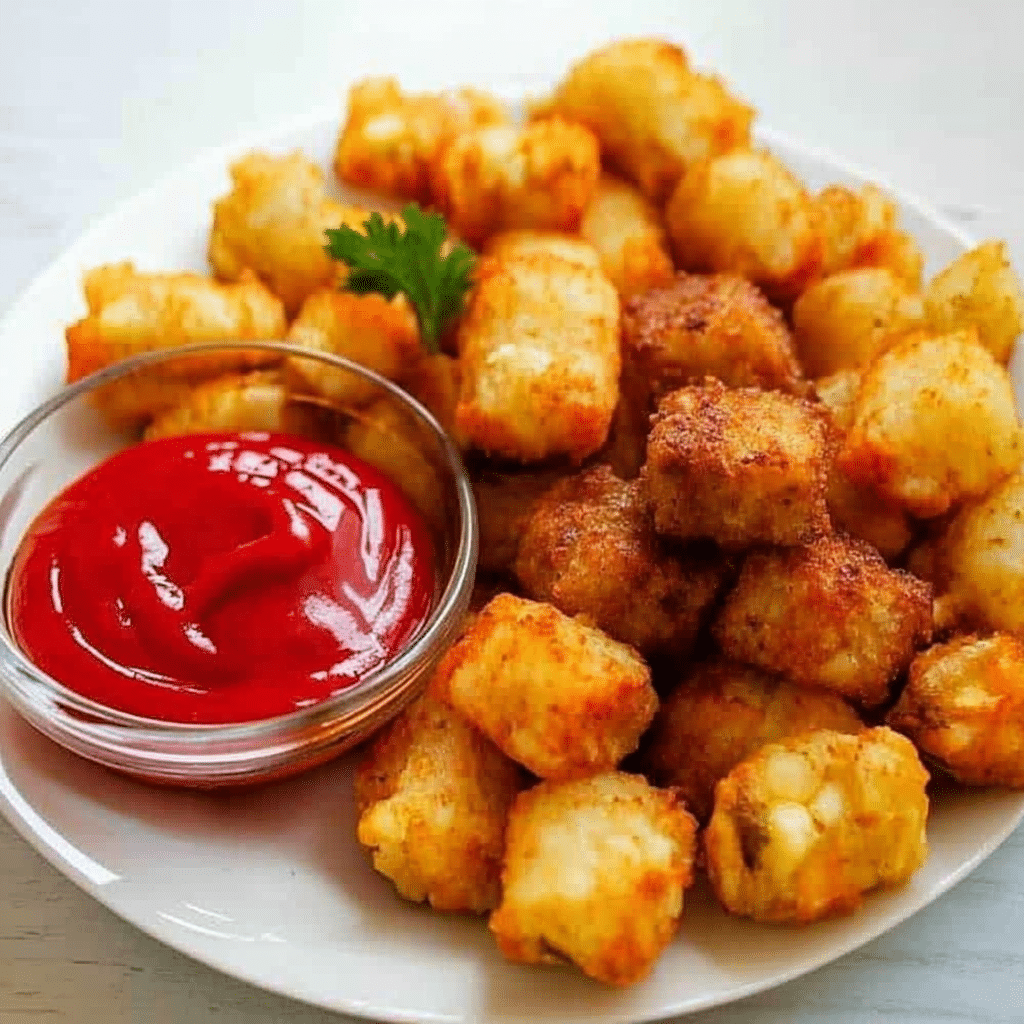 Air Fryer Garlic Butter Steak Bites sizzling in air fryer basket