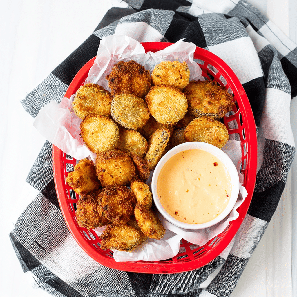 Air fryer fried pickles snack board idea